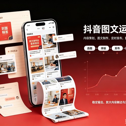 惠城抖音图文代运营服务